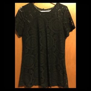 Gorgeous Black Lace Tunic/Dress